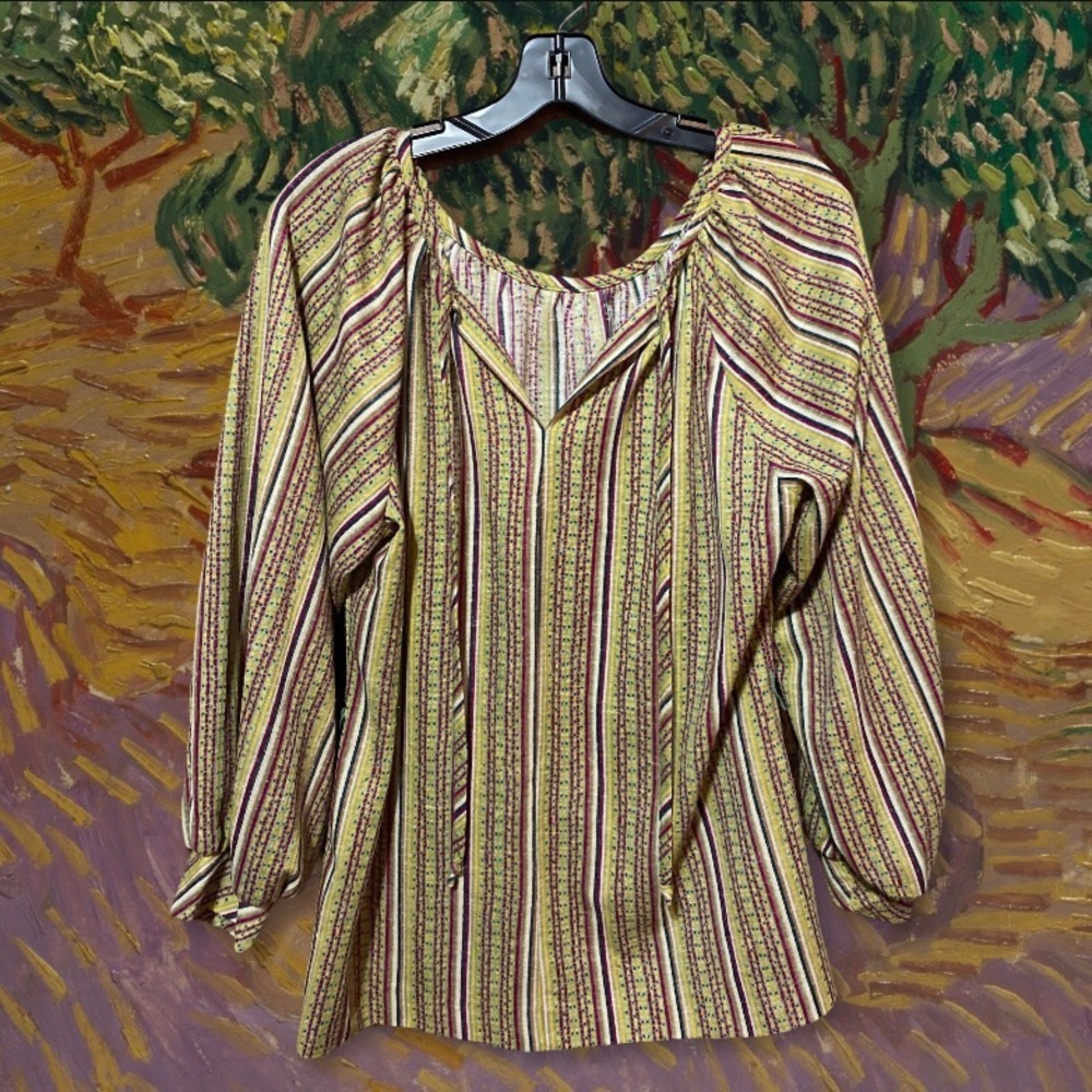 Boho Tie Blouse